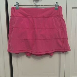 Lululemon hot pink skirt!